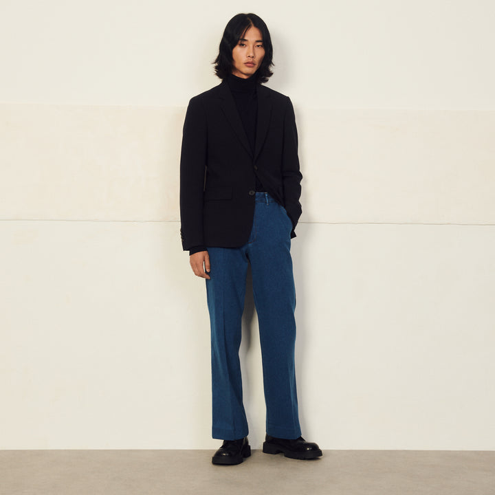 Sandro | Chaqueta de traje de tejido técnico