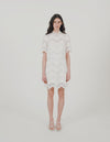 Vestido corto de guipur